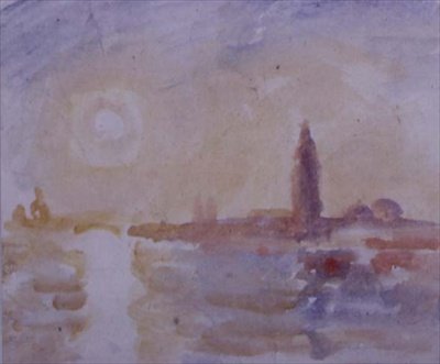 Sonnenuntergang, Venedig, ca. 1900-30 von Robert Graham Dryden Alexander